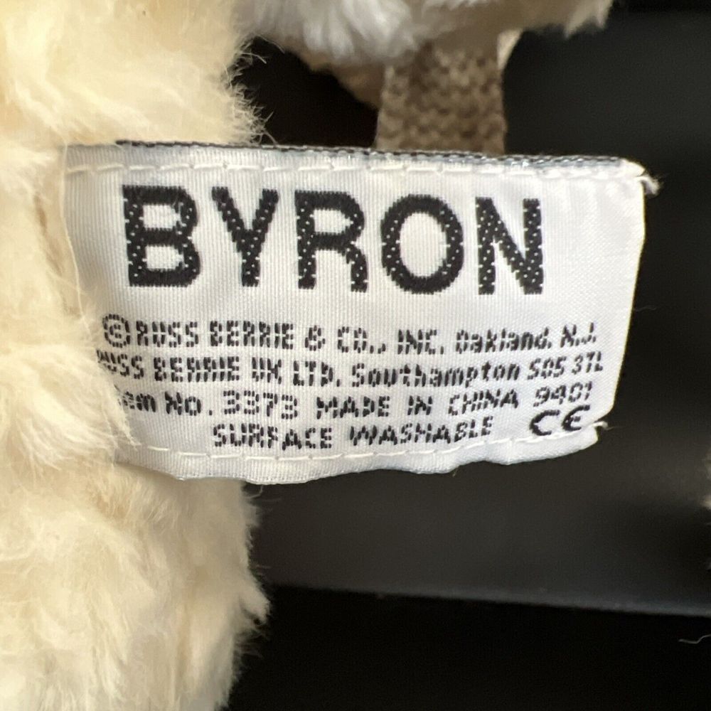 Russ Berrie & Co "BYRON" Bears From‎ The Past Fully Jointed 16" Teddy Bear Cream - Picture 4 of 8